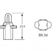 B8.3D: B8.3D base bulbs from £0.01 each
